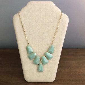 J Crew Factory Turquoise Costume Necklace